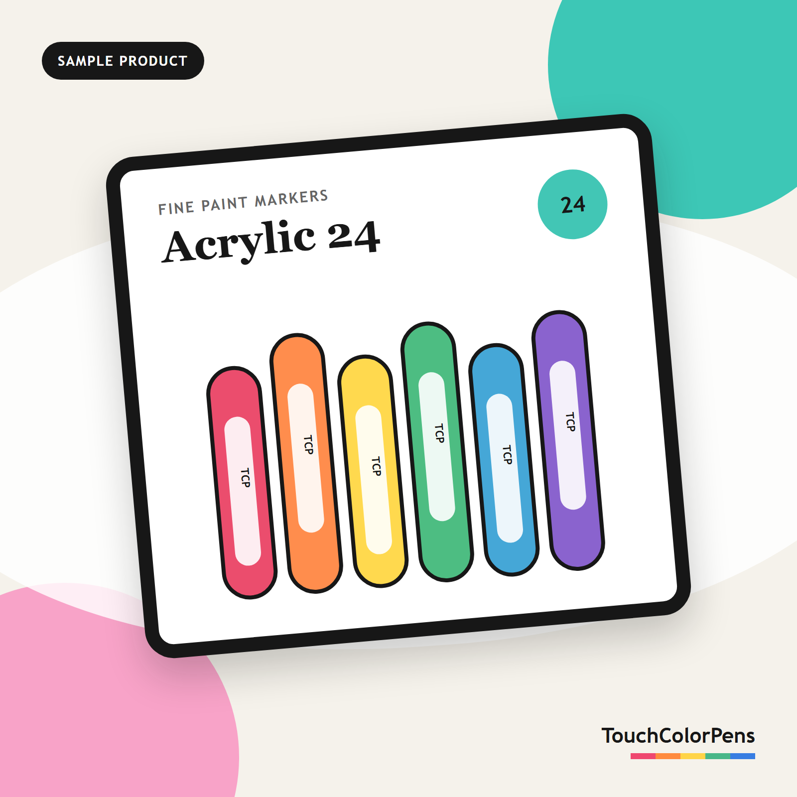 Acrylic 24 Fine Paint Markers