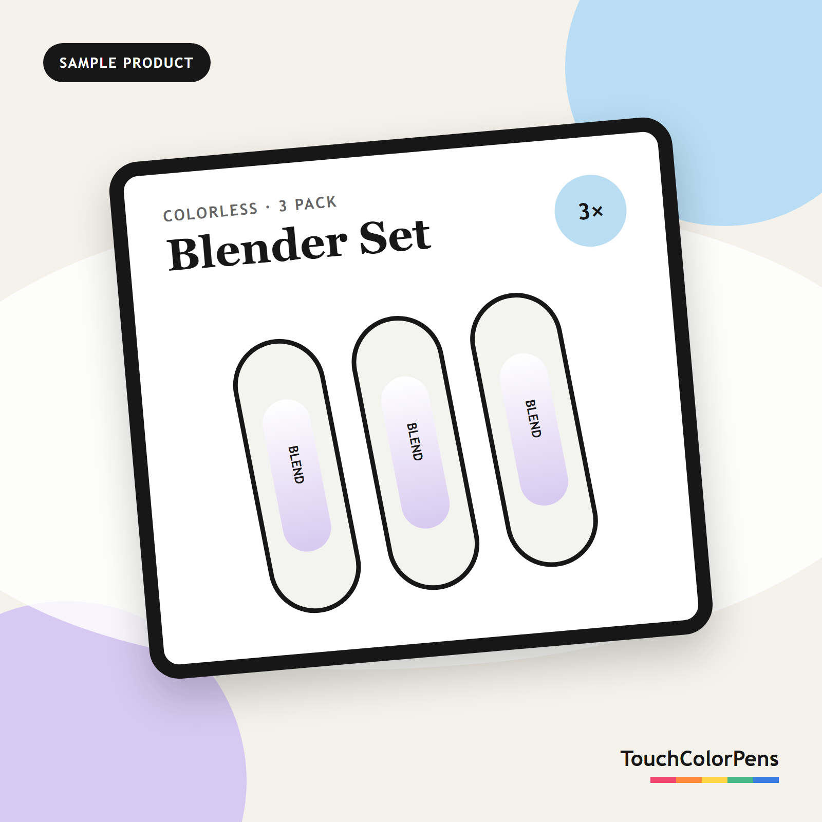 Colorless Blender Marker · 3 Pack