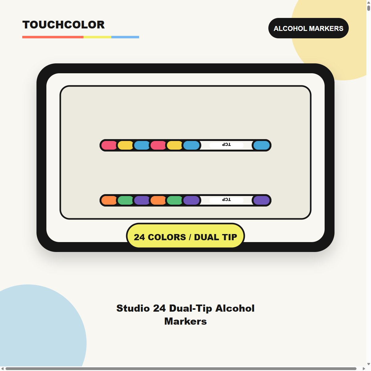 Studio 24 Dual-Tip Alcohol Markers product image