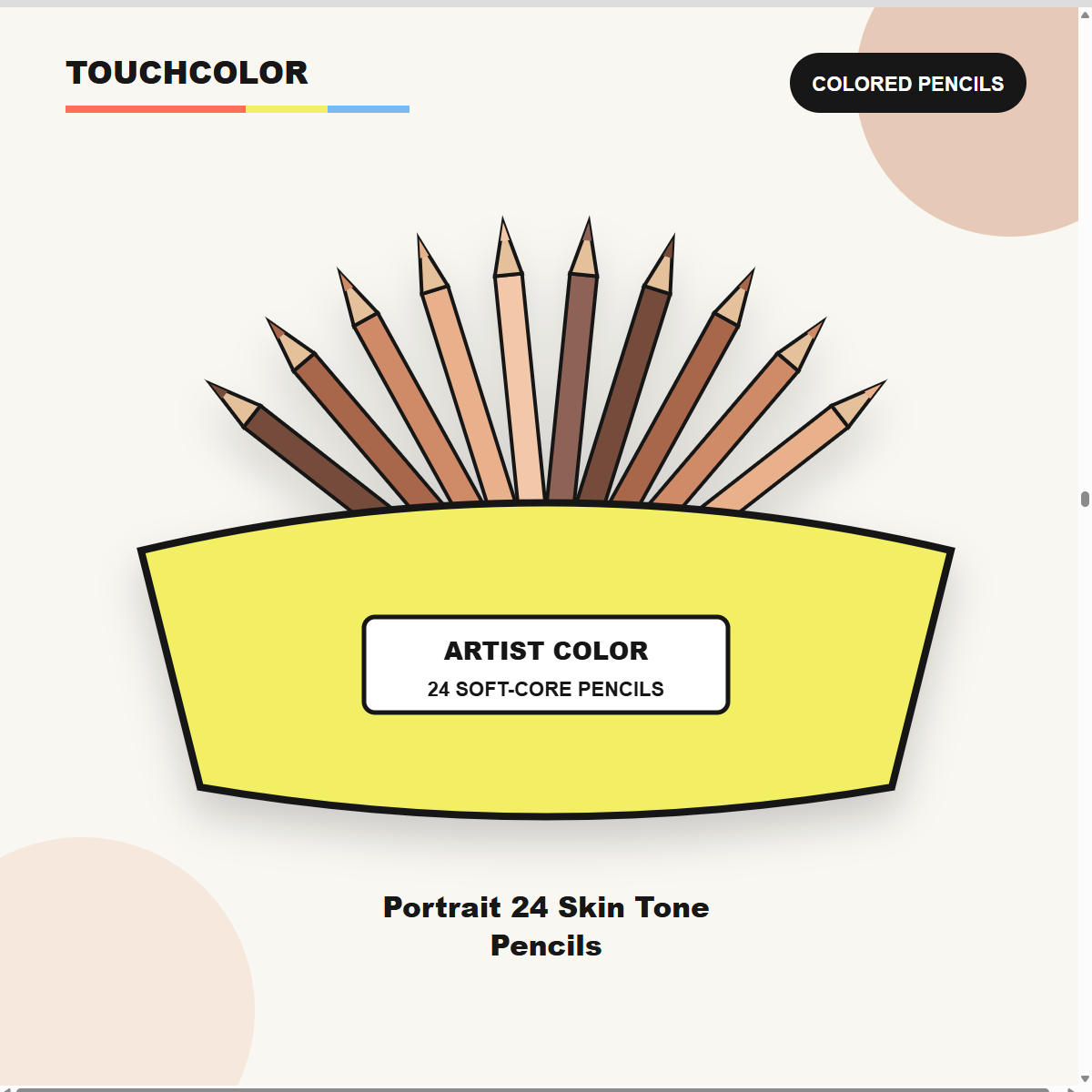 Portrait 24 Skin Tone Pencils product image