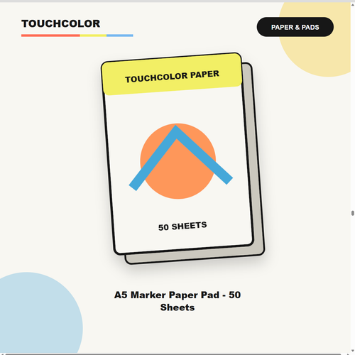 A5 Marker Paper Pad - 50 Sheets product image