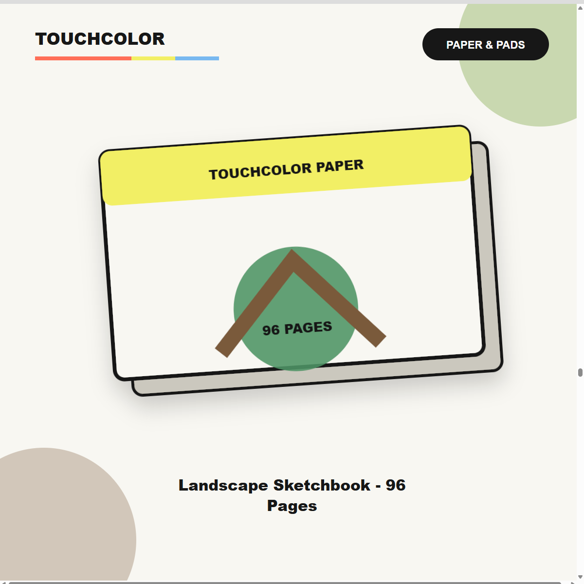 Landscape Sketchbook - 96 Pages product image