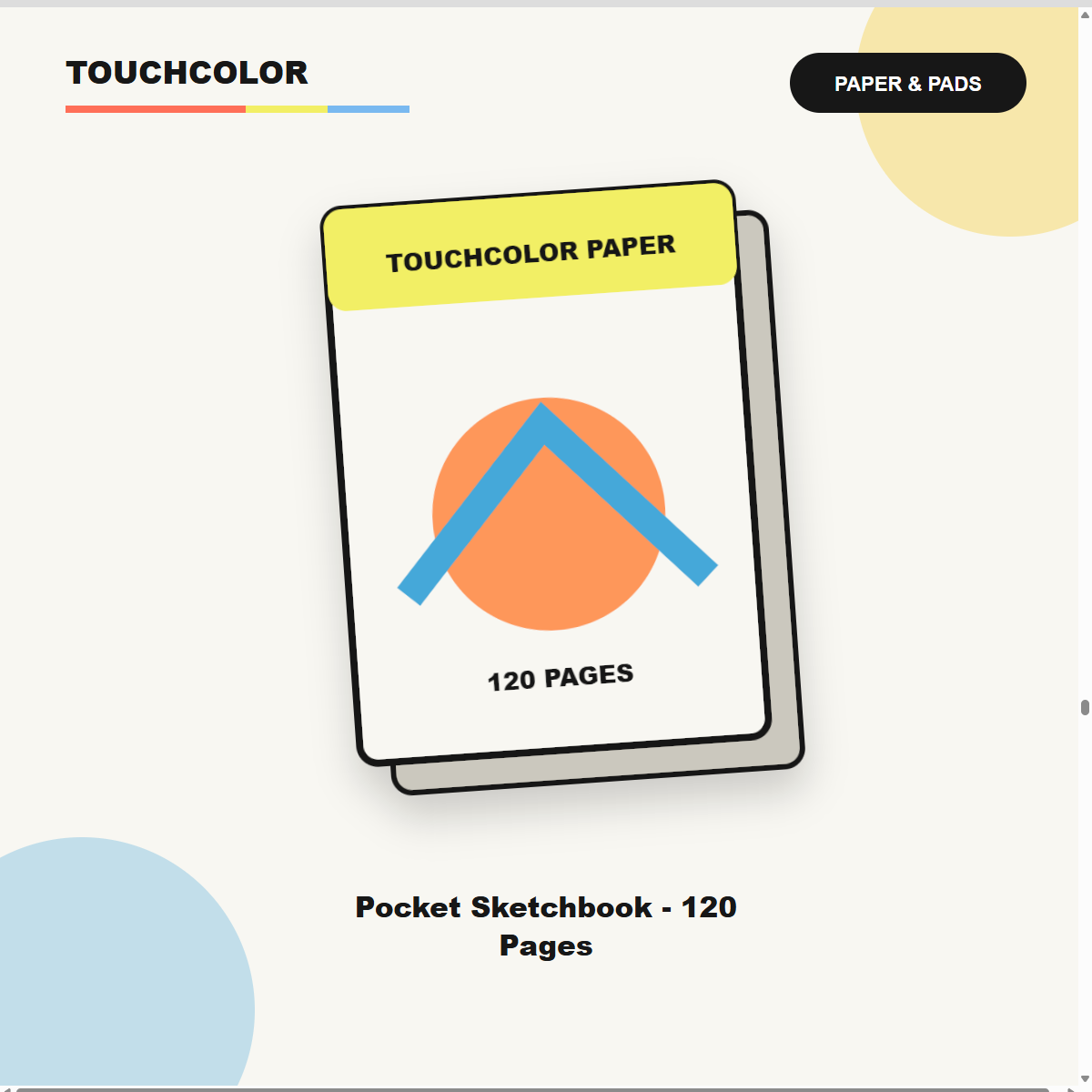 Pocket Sketchbook - 120 Pages product image