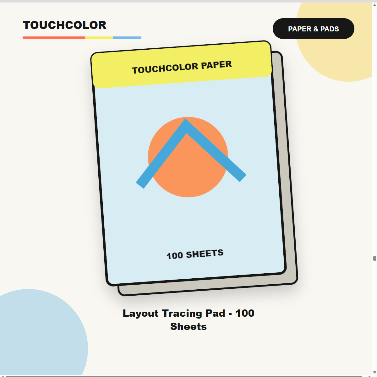 Layout Tracing Pad - 100 Sheets product image