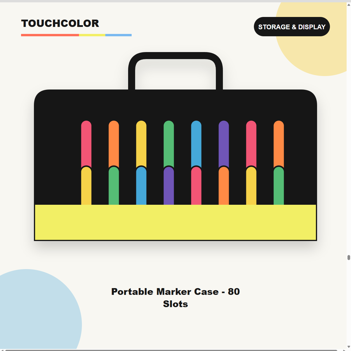 Portable Marker Case - 80 Slots product image