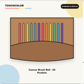 Canvas Brush Roll - 24 Pockets product image