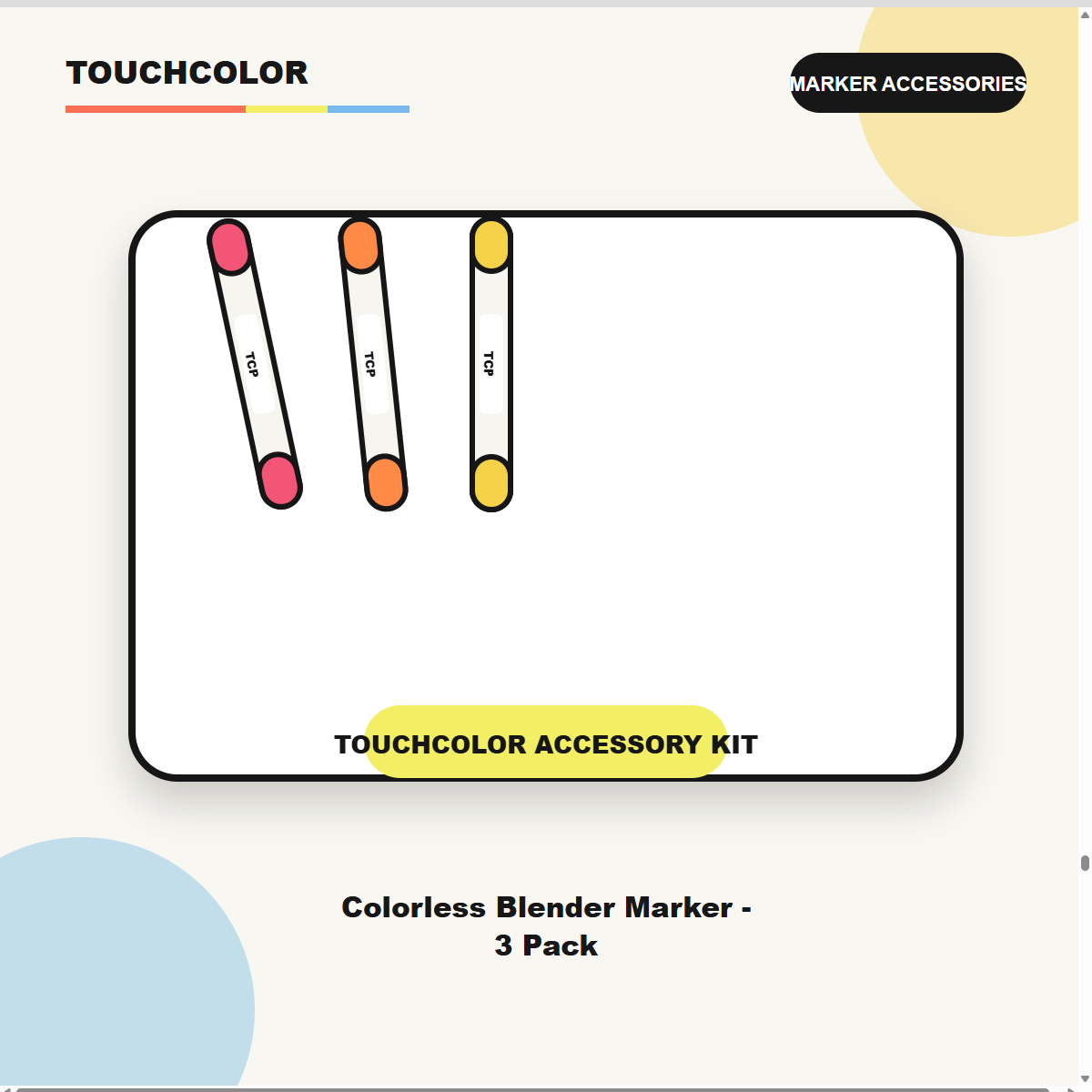 Colorless Blender Marker - 3 Pack product image