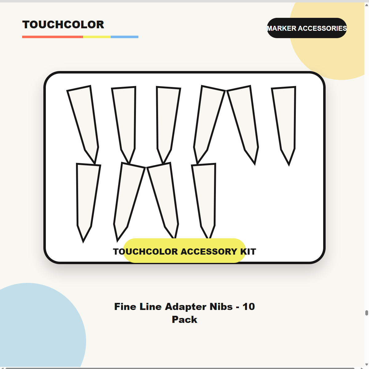 Fine Line Adapter Nibs - 10 Pack product image