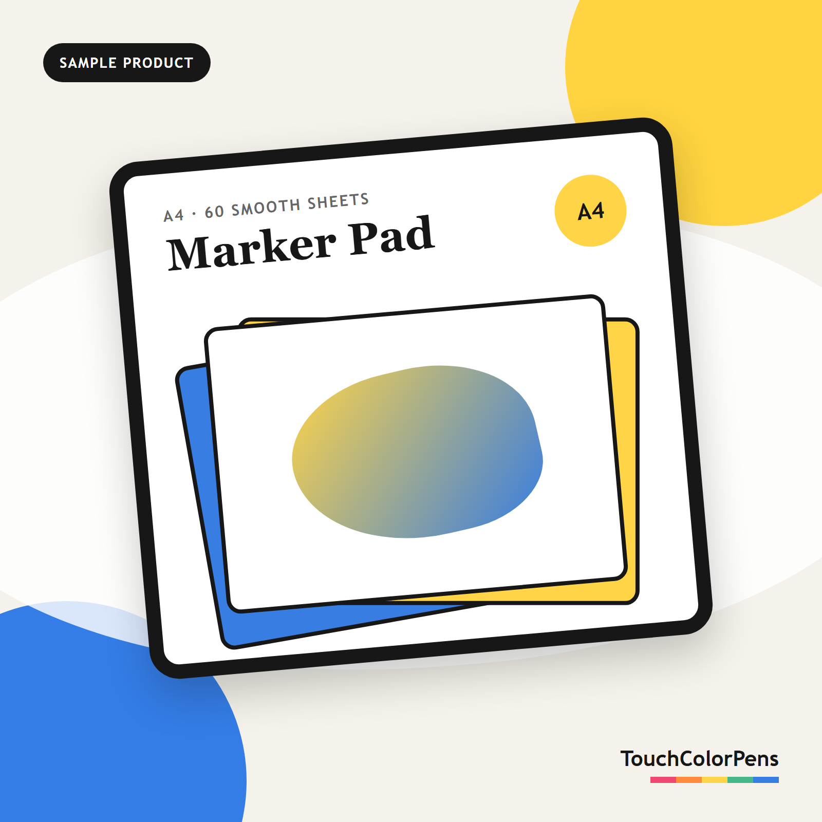A4 Marker Paper Pad · 60 Sheets