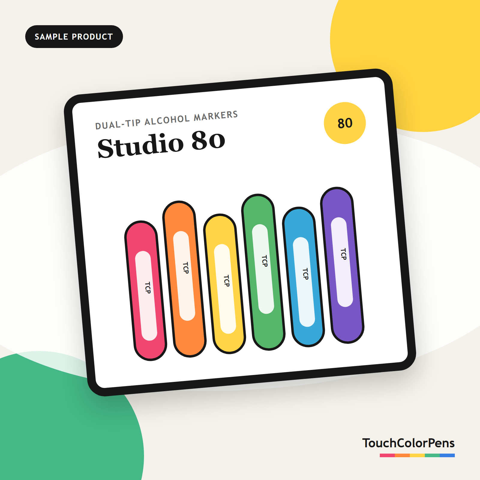 Studio 80 Dual-Tip Alcohol Markers